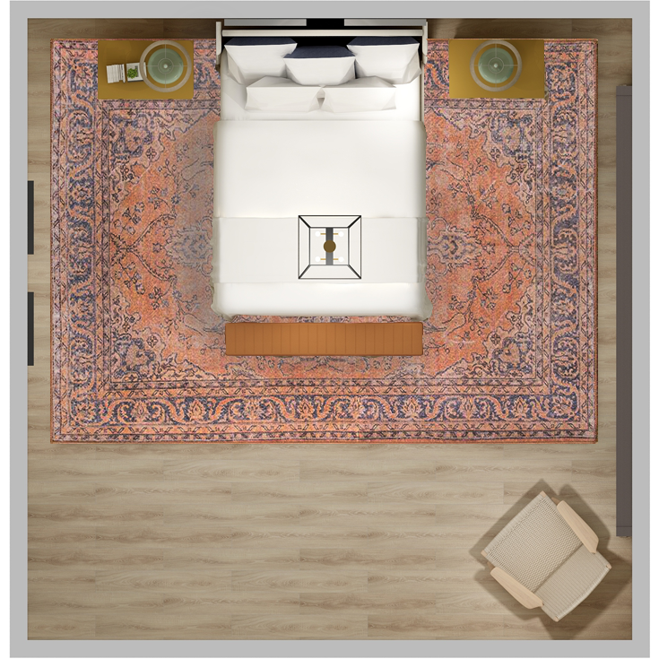 How to Choose the Perfect Bedroom Rug- A Complete Guide – EM Creative Co