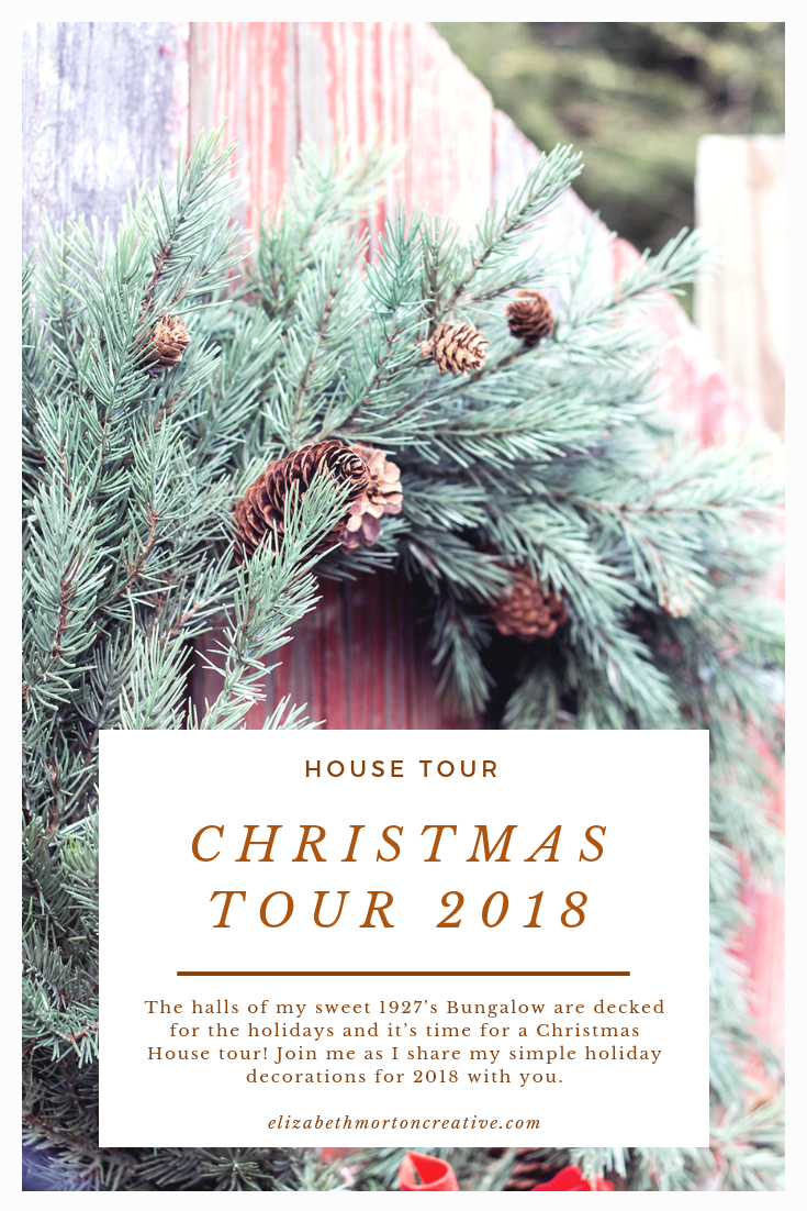 A simple, Christmas House Tour 2018. Thanks for sharing!