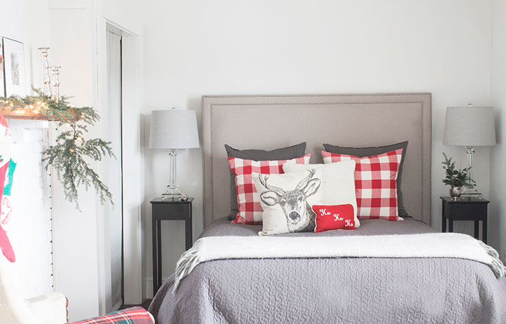 Christmas in the Master Bedroom. Thanks for sharing