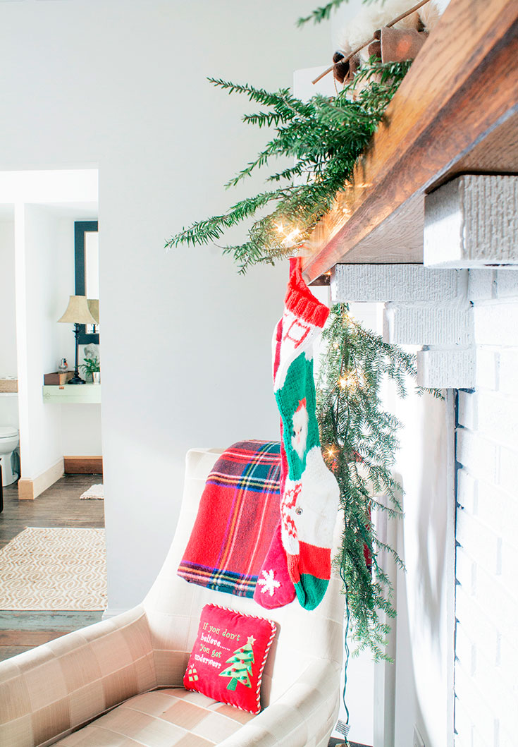 Stockings are hung. 