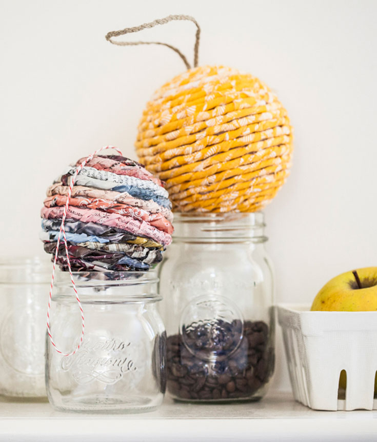 Upcycled Christmas ornaments. Made with old catalog.