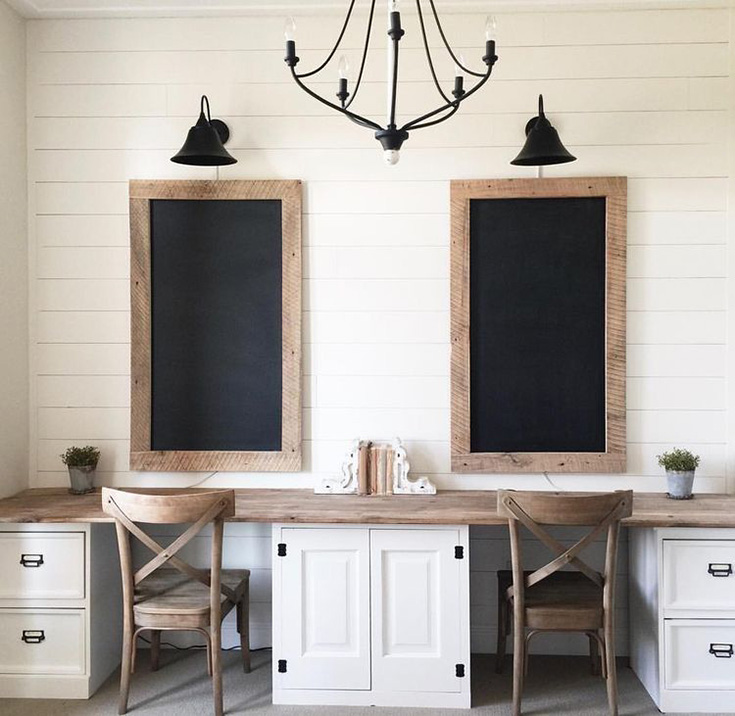 Simple Farmhouse organization tips and storage solutions. Check out the post!