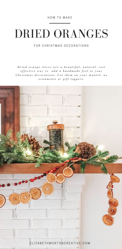 Dried oranges are a beautiful, natural, cost effective way to add a handmade feel to your Christmas decorations. Come see how easy it is to make a batch this year.