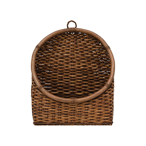 Hand-Woven-Rattan-Wall-Basket