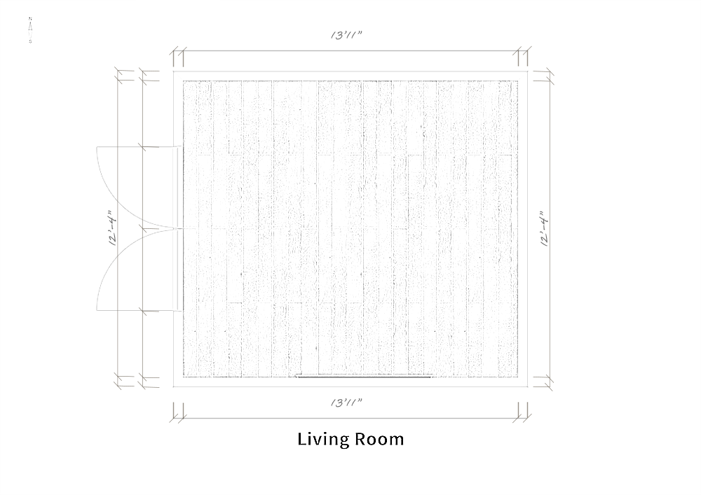 How to work with a virtual interior designer create a sketch of your room with measurements