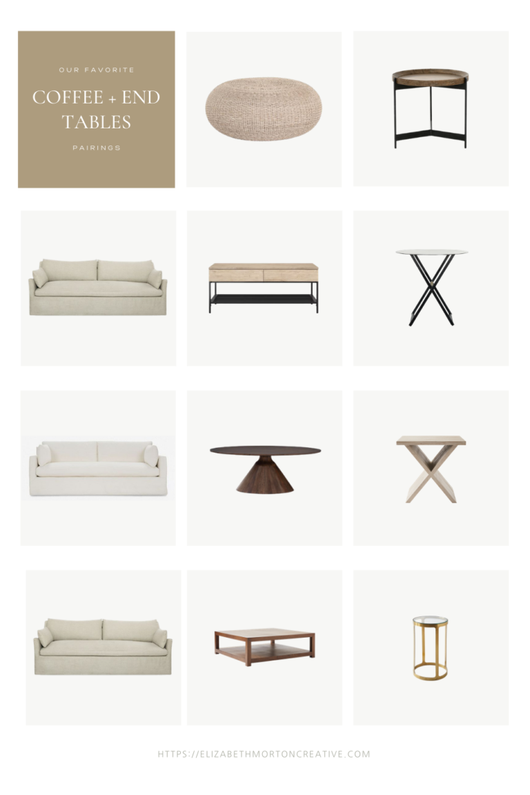 Coffee Table and End Table Combinations