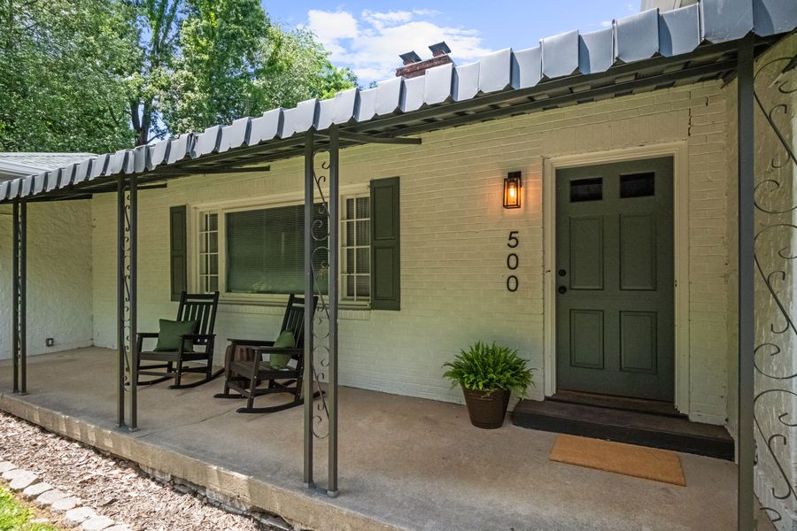 Shop porches and patios — front porch at Maple & Main