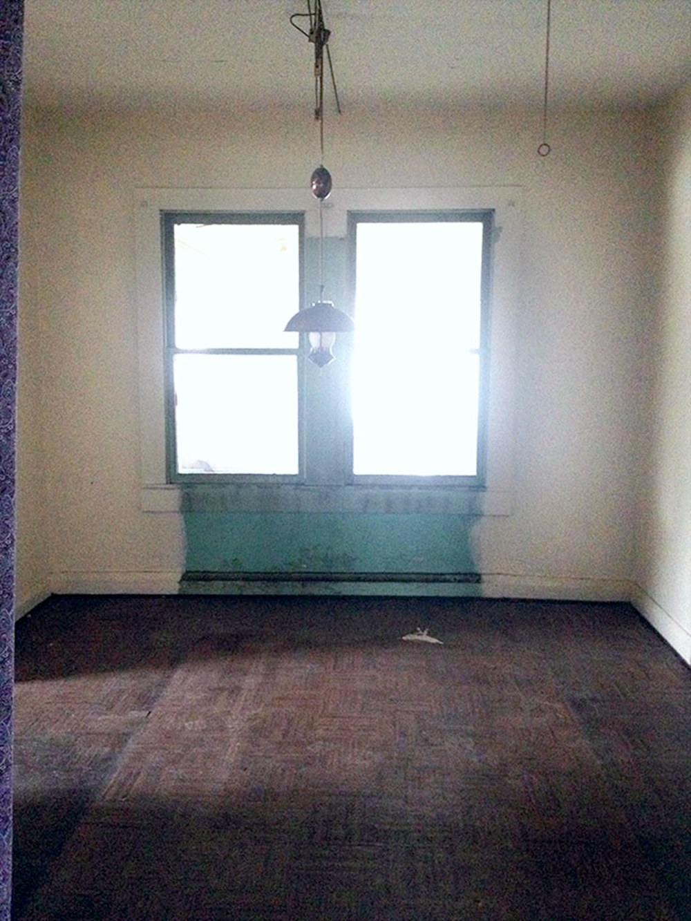 Downtown Bungalow dining room before the renovation, 2014