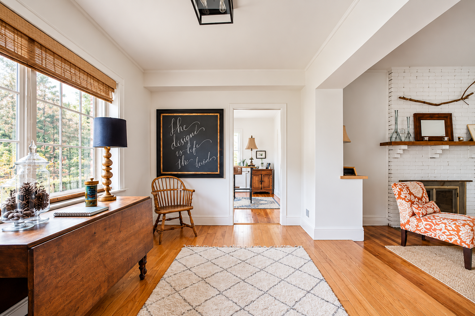 Downtown Bungalow entry after the renovation, 2018
