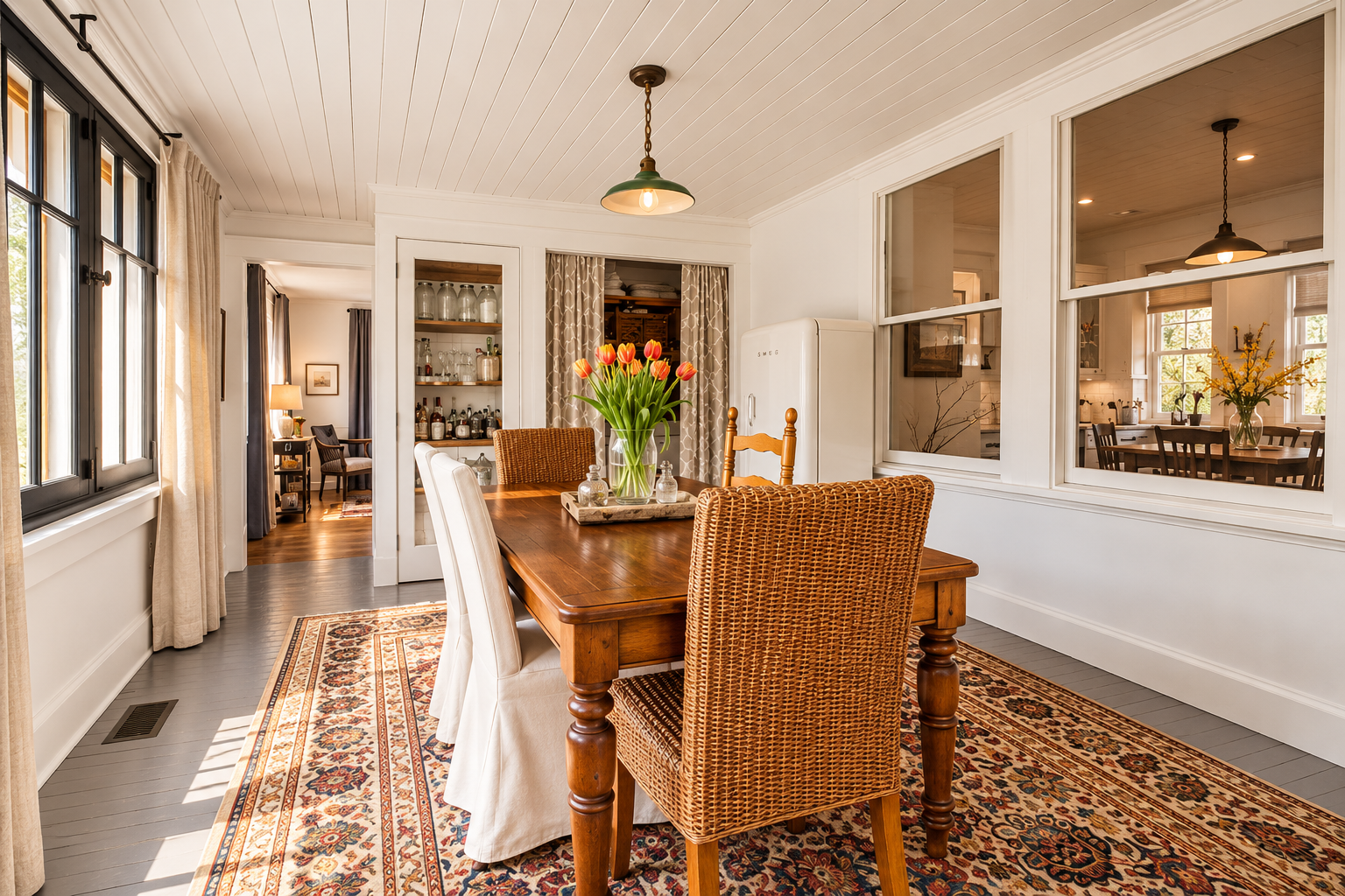 Downtown Bungalow kitchen on the old back porch, 2018
