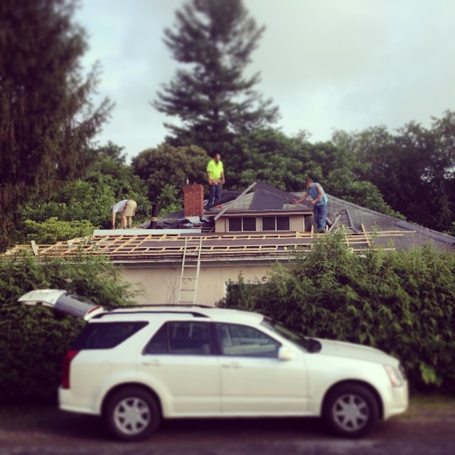 Downtown Bungalow renovation on Instagram, July 4, 2014