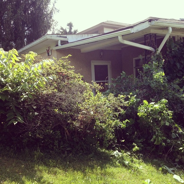 Downtown Bungalow renovation on Instagram, August 7, 2014