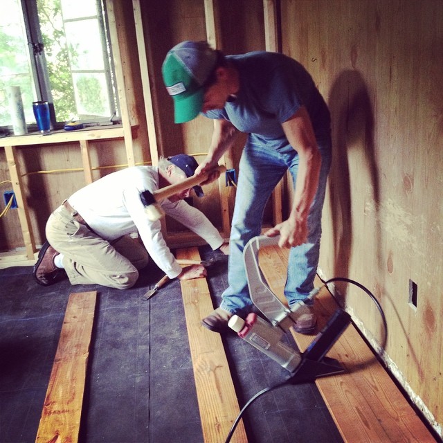 Downtown Bungalow renovation on Instagram, August 14, 2014