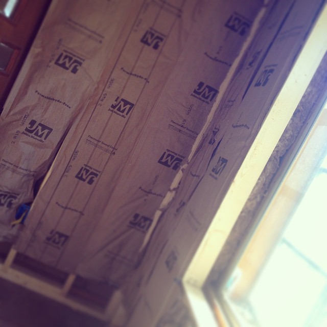 Downtown Bungalow renovation on Instagram, September 4, 2014