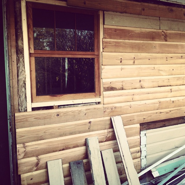 Downtown Bungalow renovation on Instagram, November 21, 2014
