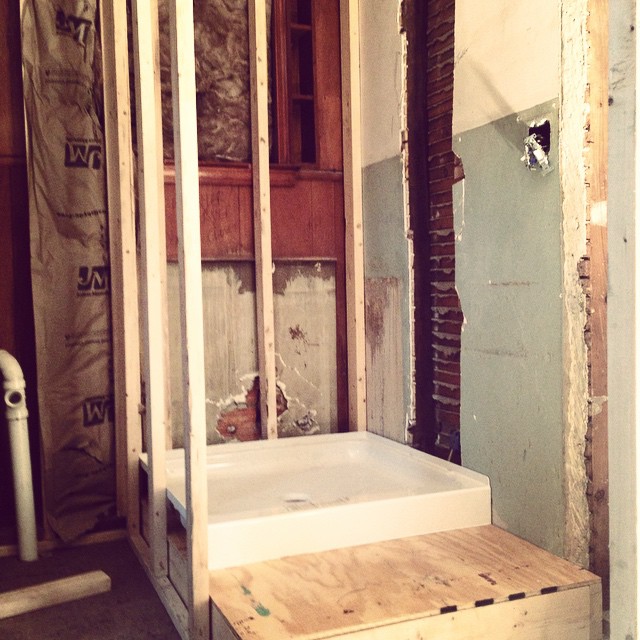 Downtown Bungalow renovation on Instagram, December 14, 2014