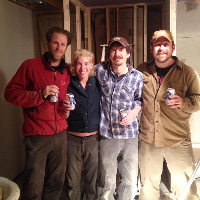 Downtown Bungalow renovation on Instagram, January 5, 2015