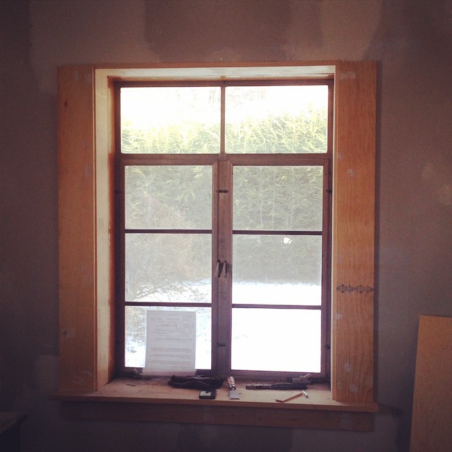 Downtown Bungalow renovation on Instagram, January 9, 2015