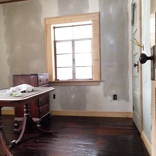 Downtown Bungalow renovation on Instagram, February 22, 2015