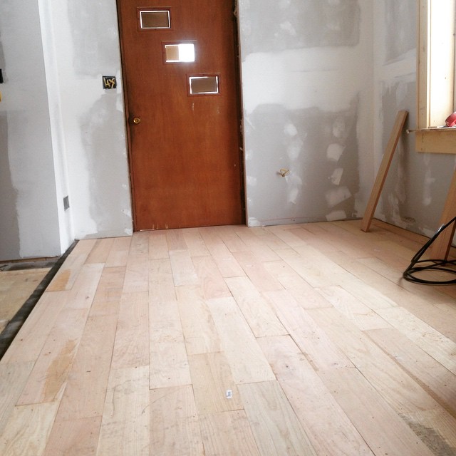 Downtown Bungalow renovation on Instagram, February 26, 2015