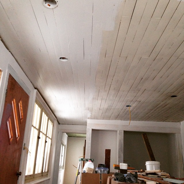 Downtown Bungalow renovation on Instagram, March 5, 2015