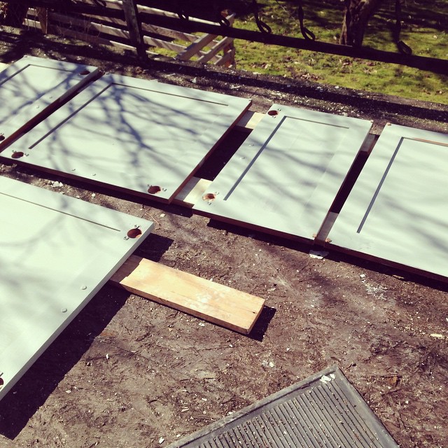 Downtown Bungalow renovation on Instagram, March 15, 2015