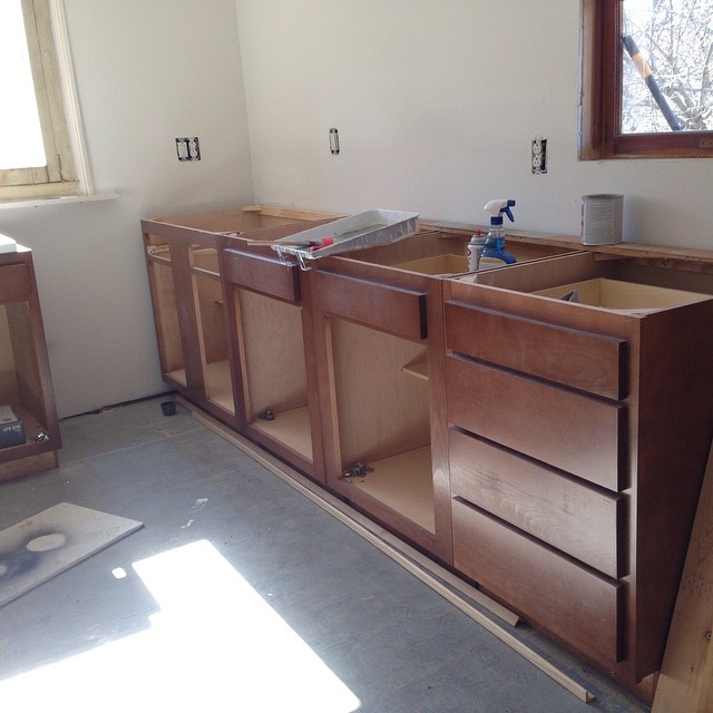 Downtown Bungalow renovation on Instagram, March 15, 2015
