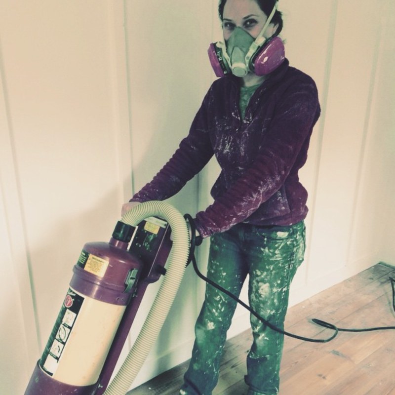 Downtown Bungalow renovation on Instagram, March 22, 2015