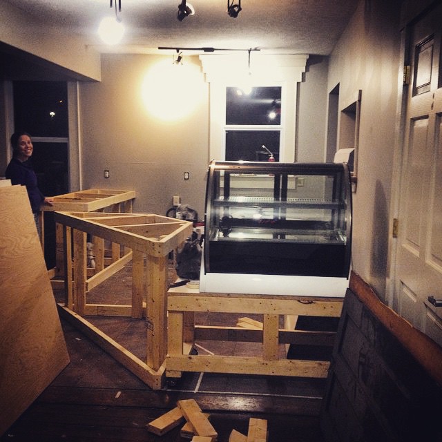 Downtown Bungalow renovation on Instagram, April 18, 2015
