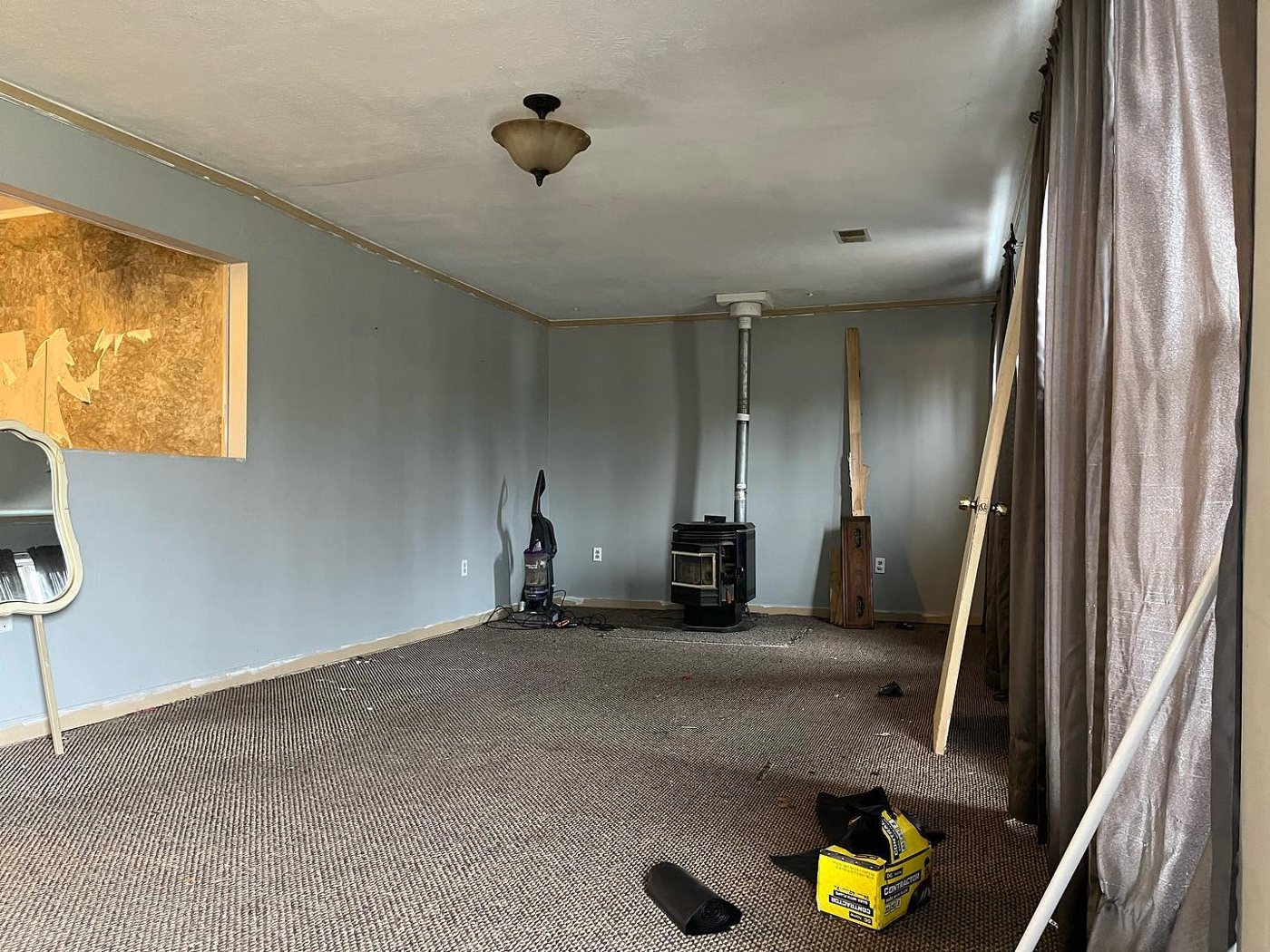 The Woodbridge living room in 2021
